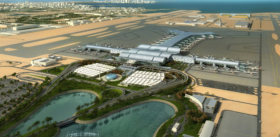 Project in Progress: Hamad International Airport Terminal Expansion, Doha,  Qatar - Ash & Lacy Construction